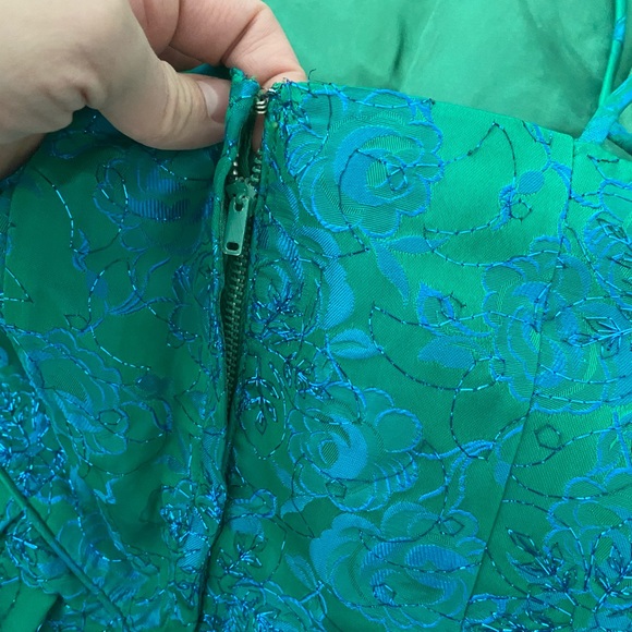 💚SOLD💚Vintage 1955-1963 Union label satin cocktail dress - Picture 14 of 14